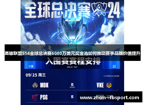 英雄联盟S14全球总决赛6000万美元奖金池如何推动赛事品牌价值提升